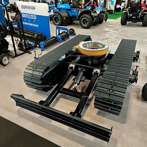 5-20 tấn động cơ thủy lực bánh xích quay giàn khoan Phụ tùng máy xúc tùy chỉnh thiết kế nhà máy giá thép theo dõi khung gầm - Product Image 1