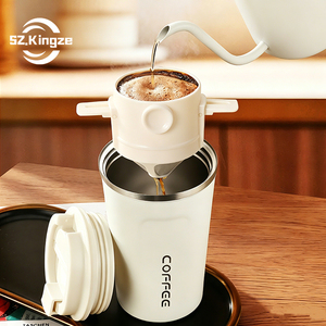 <span class=keywords><strong>Filtre</strong></span> à <span class=keywords><strong>café</strong></span> portable et réutilisable Kingze, écologique, en plastique, pour la maison, le camping, les voyages, <span class=keywords><strong>cafetière</strong></span> - Product Image 1