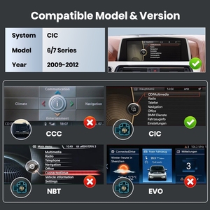 Radio para Auto Rhythm de 12.6 Pulgadas con Pantalla, Carplay Inalámbrico, Android Auto, Navegación GPS, Multimedia al por Mayor para BMW Serie 6 F06/F12/F13 - Product Image 2
