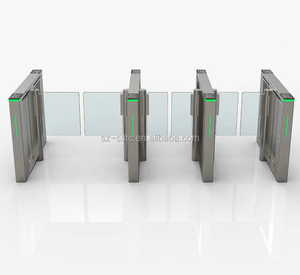 Tourniquet à reconnaissance faciale, portique rapide, barrière pivotante, système de contrôle d'accès piétonnier en acier inoxydable IP54 anti-pincement DC - Product Image 2