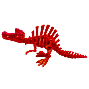 Juguete de esqueleto de Spinosaurus de plástico impreso en 3D, articulado con bisagras, flexible, antiestrés, decoración de escritorio, regalo, producto superventas transfronterizo - Product Image 3