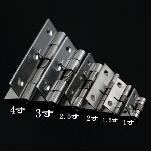 Bisagra de resorte de acero inoxidable Xinjieliang de 3 pulgadas 304, bisagra automática para puertas de muebles, montaje en superficie, 2 mm de grosor - Product Image 5