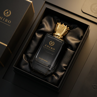 Flacon de parfum en verre, flacon de parfum géométrique à facettes, bouchon doré orné, emballage cosmétique coloré pour parfum