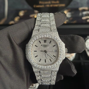 Relojes Mecánicos de Acero Inoxidable para Hombre, Personalizados con Moissanita, Lujosos y Modernos, Compra al por Mayor de Fábrica - Product Image 1