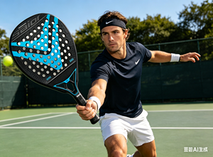 <span class=keywords><strong>Raquette</strong></span> de padel professionnelle <span class=keywords><strong>Victor</strong></span> de haute qualité avec noyau en mousse EVA et design de filet pour joueurs professionnels - Product Image 2