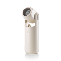 Ventilador Turbo Portátil Recargable USB Mini F03 de Alta Velocidad con Pantalla Digital, Usable en Exteriores