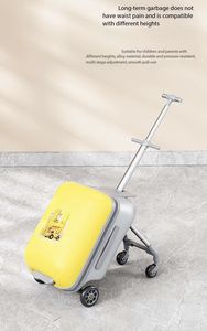 <span class=keywords><strong>Valigia</strong></span> Rigida di Lusso per Bambini con Trolley in Alluminio, 4 Ruote Girevoli, Porta USB+TPE-c per Ricarica e Maniglia Portatile - Product Image 5