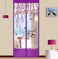 Mosquitera Magnética Personalizable al por Mayor con Estampado de Dibujos Animados, de Malla Antimosquitos, de Poliéster y Algodón, Opaca, para Verano