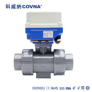 Vanne de régulation de débit d'eau électrique COVNA série 15N DN20 3/4 pouce 2 voies 12V DC CR2 2 fils à retour automatique en PVC - Product Image 4
