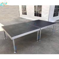 Scène de Banquet Portable à installation rapide et facile avec des escaliers, des unités de plate-forme de danse Mobile