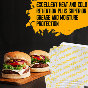 Tùy Chỉnh Greaseproof Takeaway Kraft Bao Bì Bag Thịt Nướng Gà Chiên Bbq Hot Dog Thức Ăn Nhanh Nhôm Foil Lót Giấy Bọc - Product Image 6