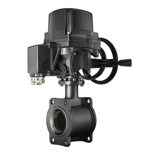 Válvula de Mariposa Motorizada COVNA HK60-EX-D, Válvula de Mariposa de Hierro Fundido con Sello Suave a Prueba de Explosiones - Product Image 1