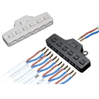 Bloc de jonction rapide FYX 1 à 6 voies pour câbles LED, connecteur de distribution électrique à enfichement rapide, monoconducteur