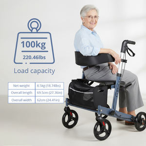 高齢者や障害のある患者のためのフットレスト付き全地形対応歩行器、移動性と快適性を高め、医療の質を向上させます - Product Image 4