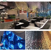 Tablero de Metal de PVC resistente al agua Panel de pared de techo Película de aluminio Material decorativo Hoja laminada de plástico Moldura de corte personalizada