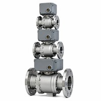 Válvula de bola eléctrica de accionamiento directo de fábrica, 220V CA, motorizada, de acero inoxidable, con extremo bridado, control 4-20mA para automatización inteligente