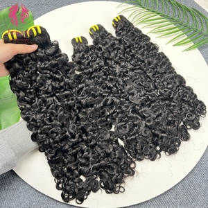 Tốt nhất sản phẩm bán chạy bouncy đôi rút ra burmese Curl nguyên filipino tóc bó 100% con người extensiones de cabello humano - Product Image 3