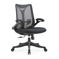 Vente en gros, fauteuil de bureau en maille ergonomique de haute qualité avec dossier central et appui-tête avec support lombaire SW002B