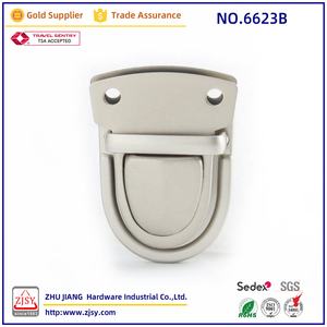 6623 하이 엔드 가죽 가방 장식 잠금 하드웨어 액세서리 턱 걸쇠 잠금 - Product Image 2