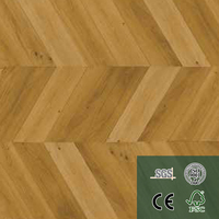 Parquet composite en bois massif à motif arêtes de poisson pour intérieur, fourniture en gros sur mesure, plancher en bois d'ingénierie pour villas et hôtels