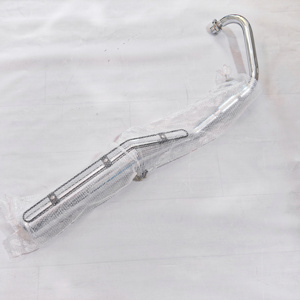 Système d'échappement automobile Pièce de rechange pour moto Silencieux en acier inoxydable Tuyau d'échappement pour Haojue Xpress - Product Image 1