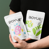 Sachet Doypack pour granola à impression numérique, haute résistance, thermoscellable, de qualité alimentaire, pour l'emballage de snacks et d'aliments en conserve