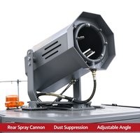 Balayeuse à cabine fermée S15, machine de nettoyage routier électrique, canon à brouillard pour la suppression de la poussière, bac à poussière grande capacité pour usage industriel