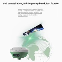 Récepteur GPS RTK portable haute précision A30, 1408 canaux, indice de protection IP66, émetteur-récepteur intégré, Wi-Fi/Bluetooth, fonctionnement de -30 à 65 °C