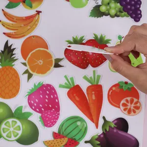 Nuovo Design personalizzabile Logo adesivo 3d resina di frutta etichetta Silicone stampo epossidico adesivo adesivo adesivo adesivo statico