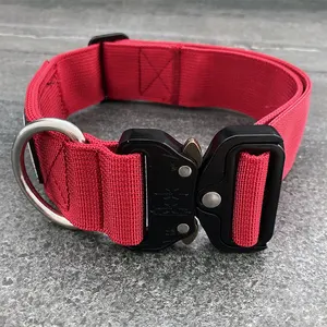 Ajustável Designer Tático Coleira Larga com Fivela De Metal Heavy Duty Nylon Forte Impressão Sustentável Bowknot TOP QUALIDADE PET