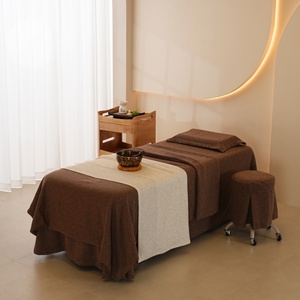 ชุดผ้าปูเตียงสีน้ำตาลเข้ม 4 ชิ้น ปลอดภัยต่อสุขภาพ พร้อมผ้าคลุมเตียงแบบกำหนดเองได้ - Product Image 2