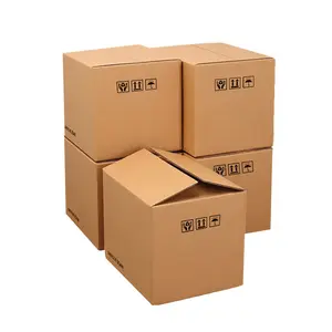 Customized corrugated cardboard 5 ply double wall shipping boxes heavy duty carton package