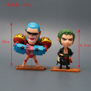 10 pièces/ensemble une pièce Anime contreplaqué modèles de Luffy Zoro <span class=keywords><strong>Chopper</strong></span> <span class=keywords><strong>figurine</strong></span> modèle jouet décoration ensemble jouet en gros - Product Image 3