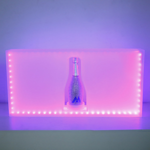 Modern <b>LED</b> Bottle Display Shelf with Glossy Finish for Decoration - Product Image 4