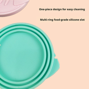Visgraatpatroon blikdeksel voor honden en katten, eetbaar siliconen deksel voor kattenbak - Product Image 4