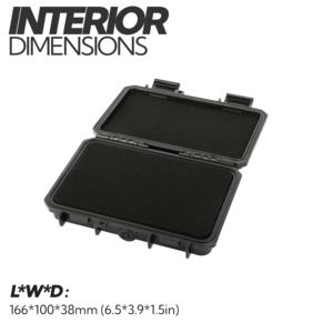 Estuche pequeño de plástico duro IP67 Caja de <span class=keywords><strong>herramientas</strong></span> protectora impermeable Estuche de <span class=keywords><strong>herramientas</strong></span> de almacenamiento con espuma/EVA <span class=keywords><strong>Maleta</strong></span> Caja de <span class=keywords><strong>herramientas</strong></span> - Product Image 4