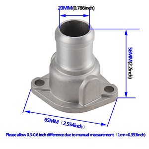 Conexión en T para Manguera de Agua de Automóvil, Compatible con Volkswagen Bora, Passat, Polo y Golf, 026121145E - Product Image 2