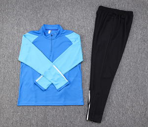 Nuovo Design 2023 <span class=keywords><strong>Tute</strong></span> da Allenamento <span class=keywords><strong>Calcio</strong></span> Personalizzate, Uniformi da <span class=keywords><strong>Uomo</strong></span> con Mezza Zip, <span class=keywords><strong>Tute</strong></span> Sportive MBAPPE con Giacca a Maniche Lunghe - Product Image 4