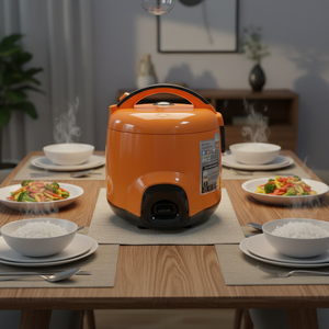 Olla Arrocera Automática de Plástico con Temporizador Mecánico, Capacidad de 0.6-1.5L, Portátil, para el Hogar, con Calentamiento Inferior, Mecánica - Product Image 1