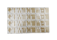 Ensemble de Mahjong américain de luxe, tuiles en acrylique nacre de 34 mm, motif gravé doré, 160 pièces, jeu de société familial