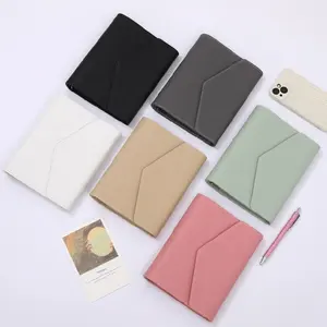 Etsy FB TK Best Selling 6 Anel A6 Envelopes De Couro Pebble como Planejadores De Agenda Do Presente/Binder Orçamento com Envelopes De Dinheiro Disponíveis