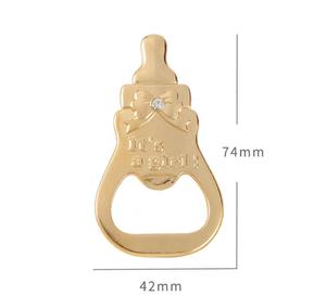 Cadeaux de retour de douche de bébé pour les fournitures d'invité ouvre-bouteille de mangeoire <span class=keywords><strong>c</strong></span>'<span class=keywords><strong>est</strong></span> un garçon fille fête faveur Souvenirs rose bleu - Product Image 6
