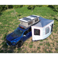 Nouvelle caravane de voyage en fibre de verre avec salle de bain intégrée, prix compétitif, meilleur camping-car pour pick-up
