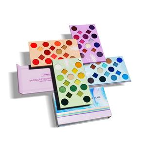 Matte Shimmer Glitter Dance Makeup High Pigmented <span class=keywords><strong>Pop</strong></span> Cosmetic Palette de fards à paupières rotatifs de 64 couleurs - Product Image 1