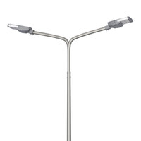 Lampadaire LED modulaire ZGSM-LD60H6 de 65W 60W avec cellule photoélectrique pour l'éclairage public