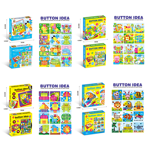 Giocattoli a mosaico <span class=keywords><strong>per</strong></span> bambini giocattoli educativi abbinati a colori peggboard mosaico Puzzle Montenssori mosaico <span class=keywords><strong>per</strong></span> bambini di 1 anno - Product Image 6