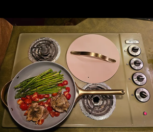 Recién llegado, sartén profunda de cerámica de 28CM, ollas de cocina saludables con sartén antiadherente, sartenes de <span class=keywords><strong>aluminio</strong></span> <span class=keywords><strong>forjado</strong></span> - Product Image 3