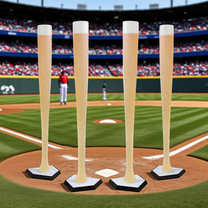 थोक कस्टम 640 एमएल बेसबॉल बल्ले आकार बियर कप स्टेडियम और आउटडोर रचनात्मक बेसबॉल बल्ले आकार पेय - Product Image 3