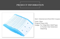 Système de remplacement capillaire Walker Extenda-Bond Plus Toupee Wig Lace Human Hair Extension Hair Replacement System Adhesive Tape