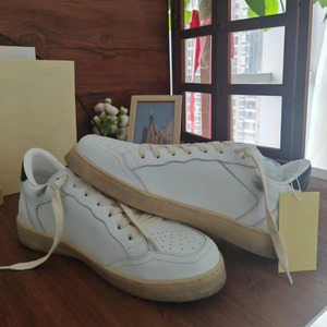 Chaussures de sport décontractées pour hommes en cuir véritable et caoutchouc, chaussures de marche élégantes antidérapantes à tige basse pour l'extérieur - Product Image 5